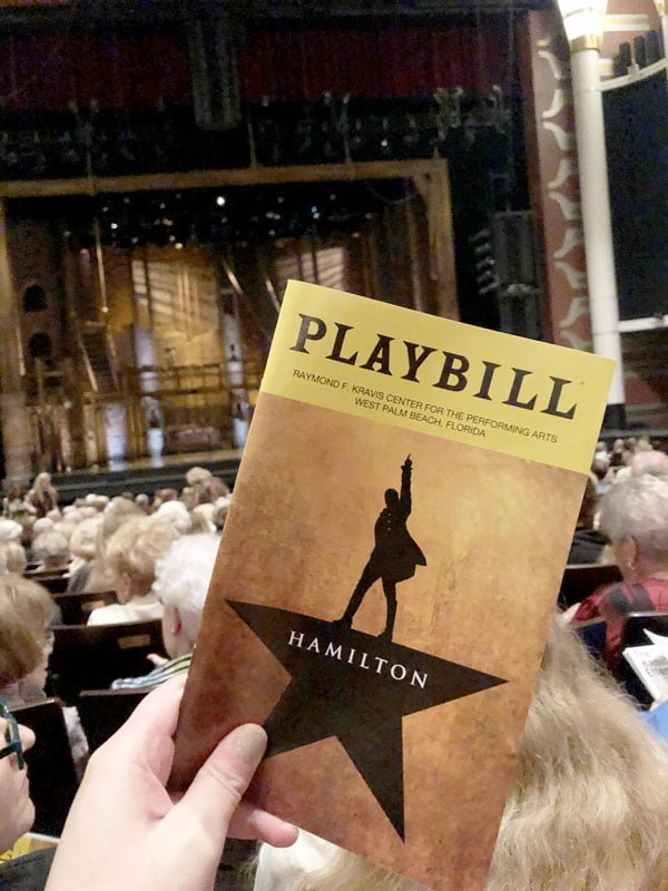 Hamilton Playing at the Kravis Center