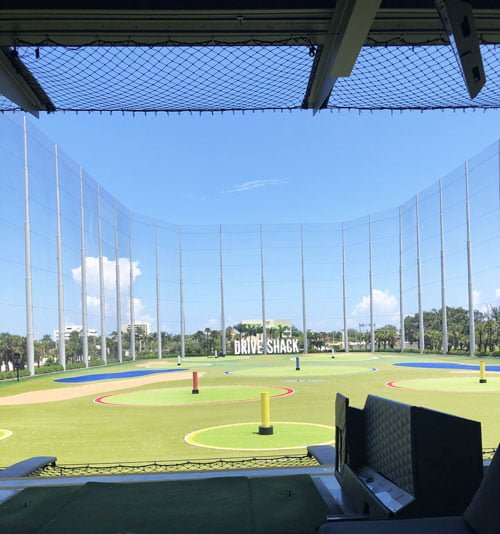 Play Golf games at Drive Shack in West Palm Beach