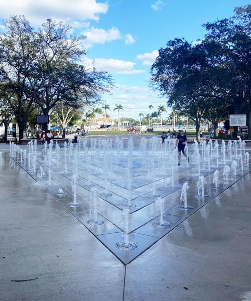 The Green Market is located off Clematis Street on the Waterfront in Downtown West Palm Beach 