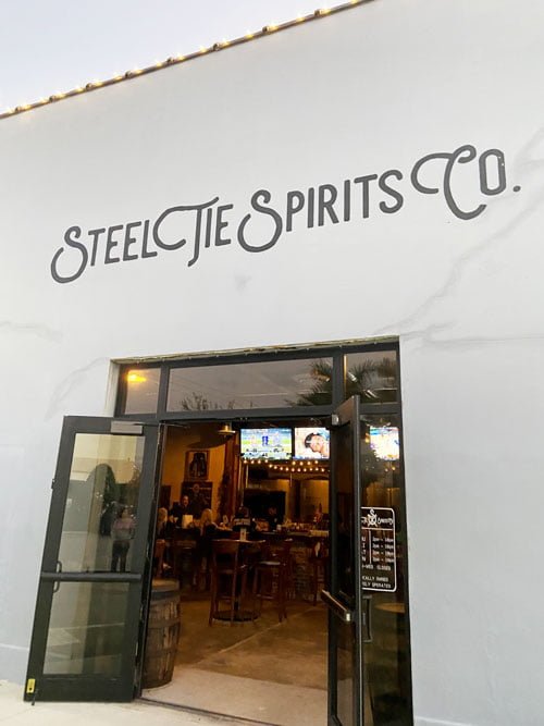 Steel Tie Spirits Co. in the Warehouse District in Downtown West Palm Beach