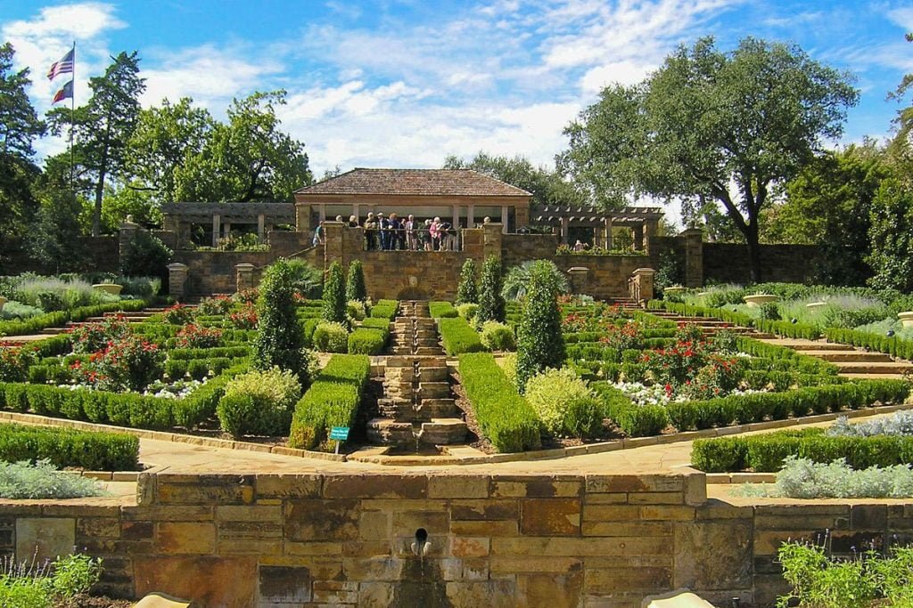 image of fort worth botanical gardens