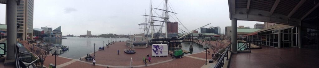 View of Baltimore ship yard