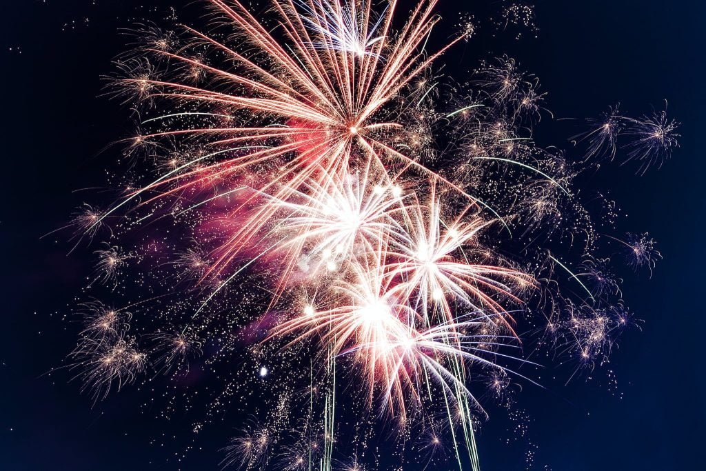 Low-angle Photo of Fireworks