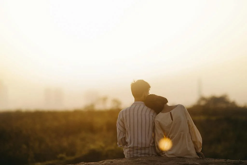Man and Woman Near Grass Field empathy in relationships
