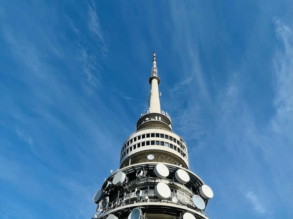 Telstra Tower Under Blue Sky