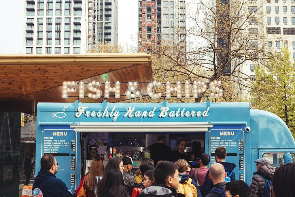 Blue Fish & Chips Food Truck