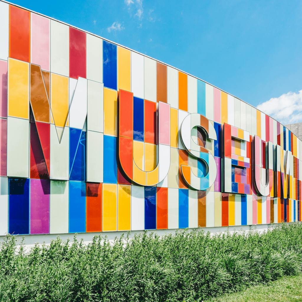 Multicolored Museum Sign