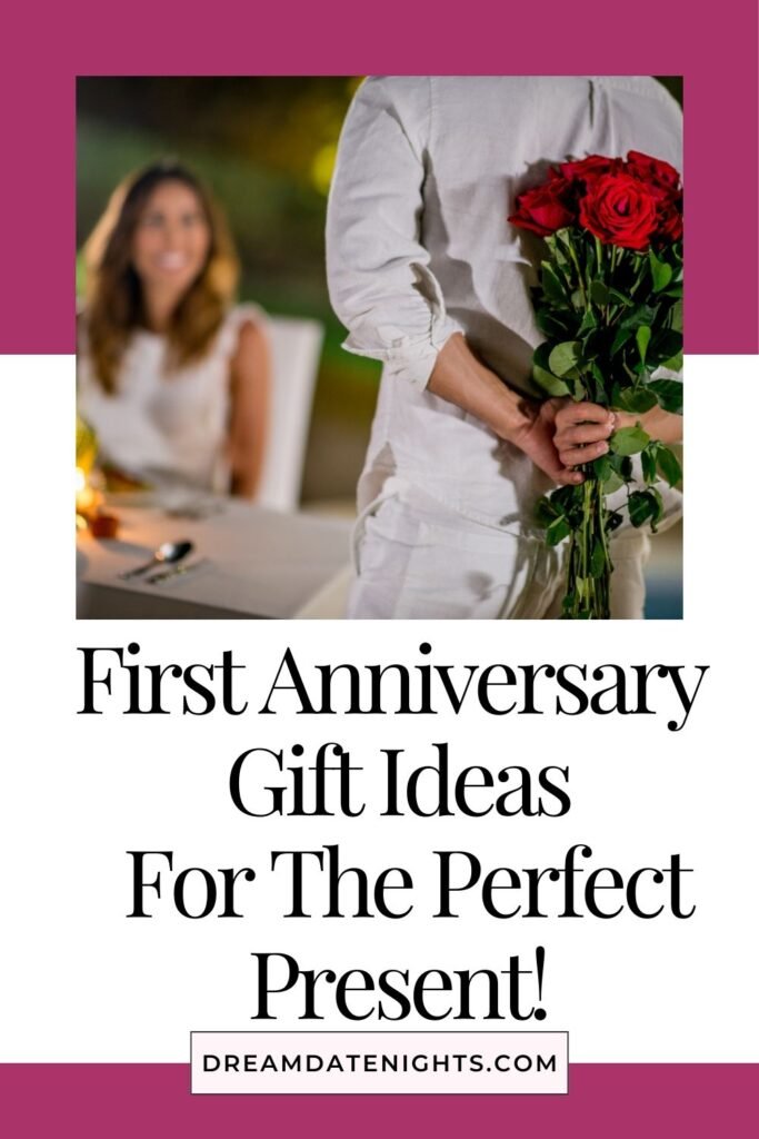 First Anniversary Gift Ideas For The Perfect Present pin 1