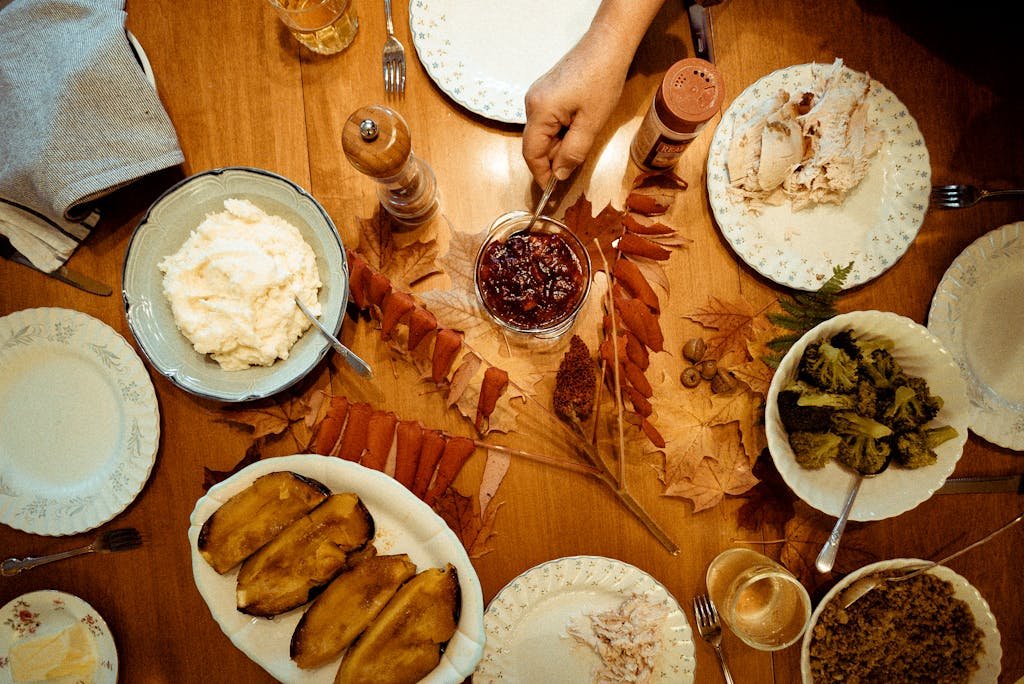 Assorted Cooked Foods