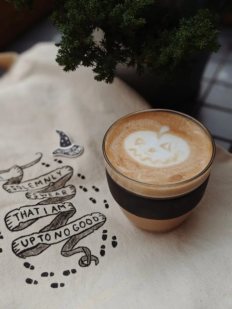 Glass of Cafe Latte