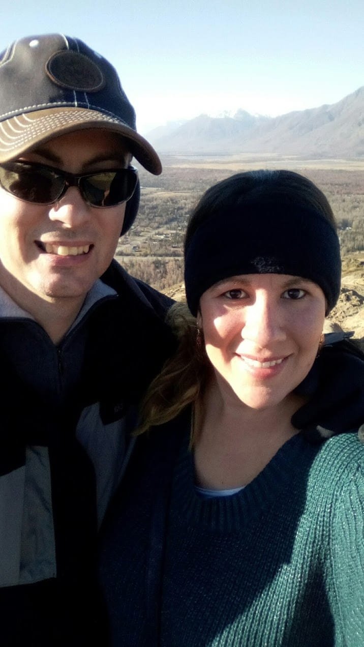 Natasha & Dan on a hike