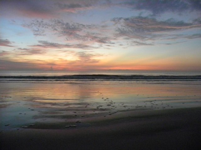 Sunset on St. Augustine Beach