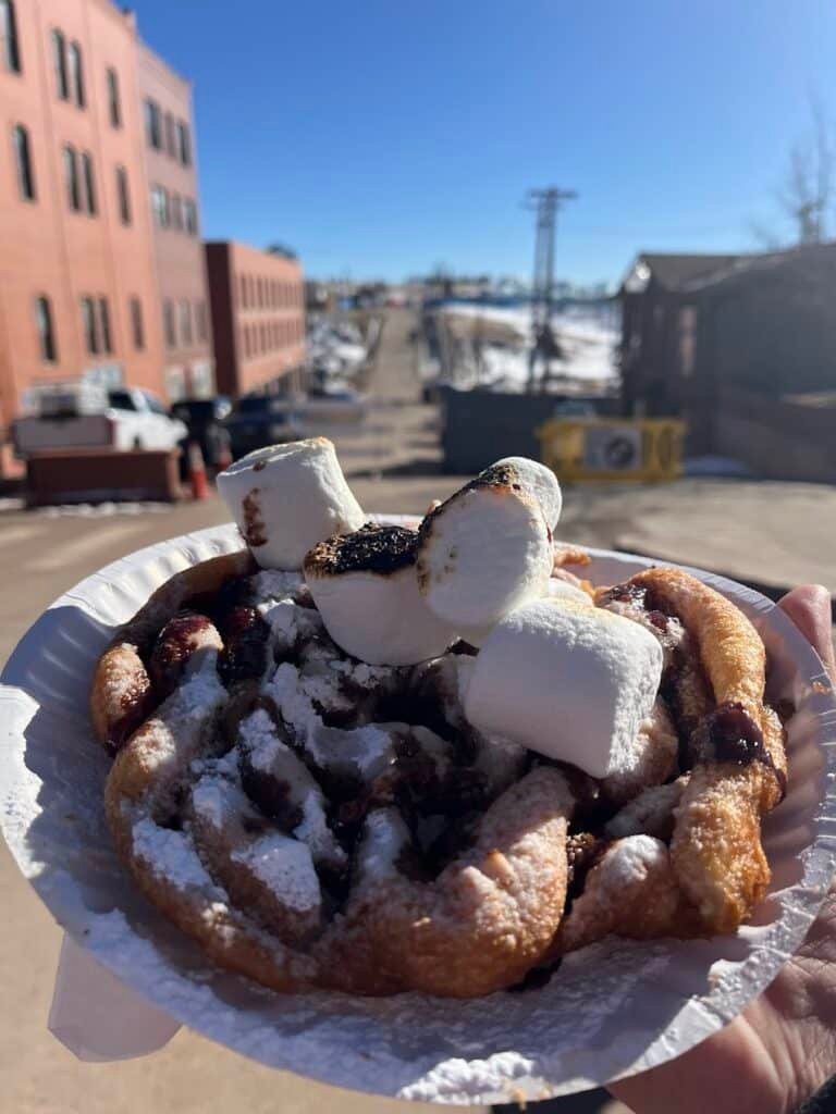 smores funnel cake