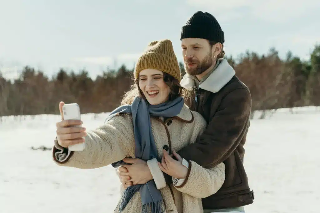 Too Tired for Date Night? Try These Relaxing Ideas! 12 couple on a walk webp