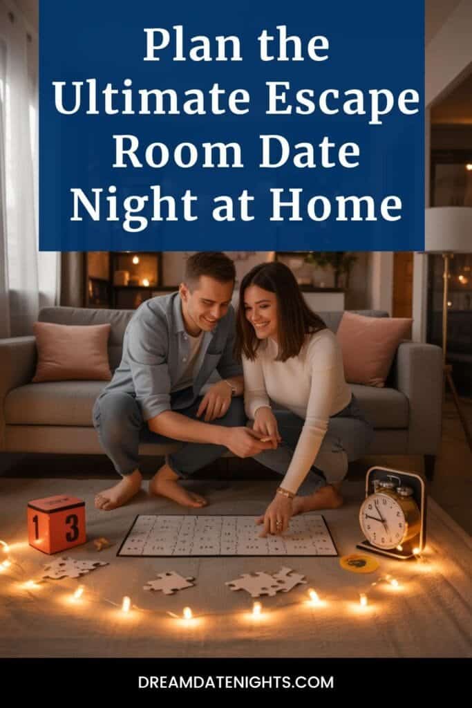 Plan a Fun Escape Room Date at Home 6 at home escape room date night pin