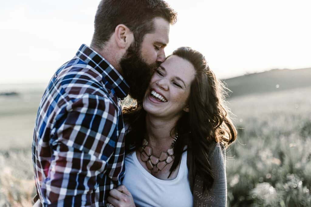 romantic coupleoutdoors