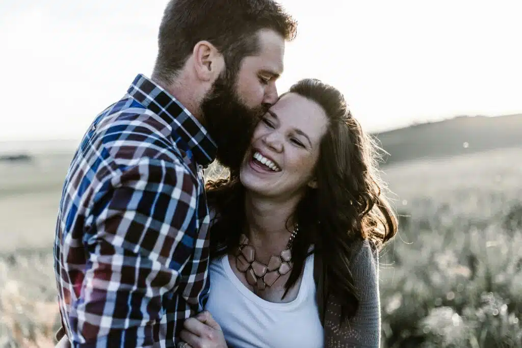 romantic coupleoutdoors